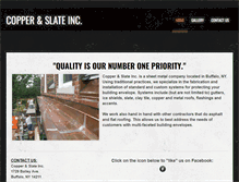 Tablet Screenshot of copperslate.com